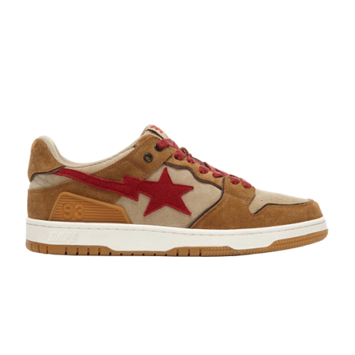 Bape Sk8 Sta Low 'Wheat Red'