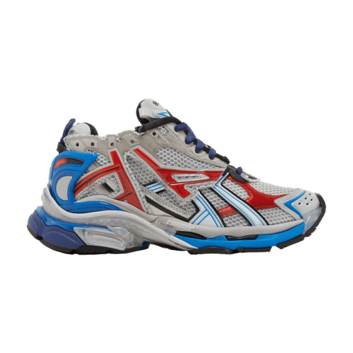 Runner Sneaker 'Grey Red Blue'