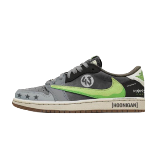 Custom Travis Scott x Jordan 1 Low 'Monster Energy' ZB