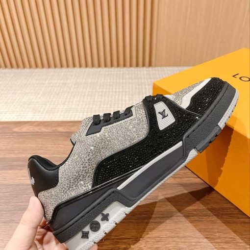 Mens All Over Crystals Trainer Sneaker RX