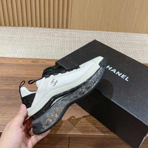 Wmns Grosgrain and Suede Calfskin Sneakers PU