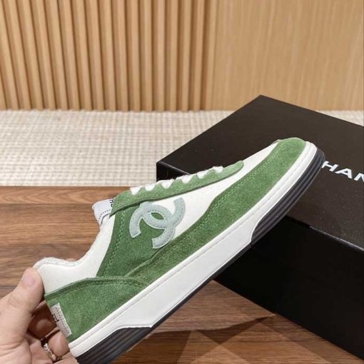 Wmns Fabric & Suede Low Top Sneakers FC