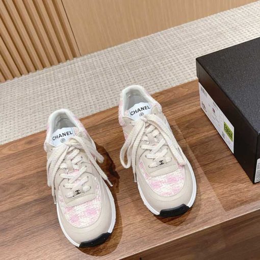 Wmns Tweed & Suede Calfskin Sneakers OG