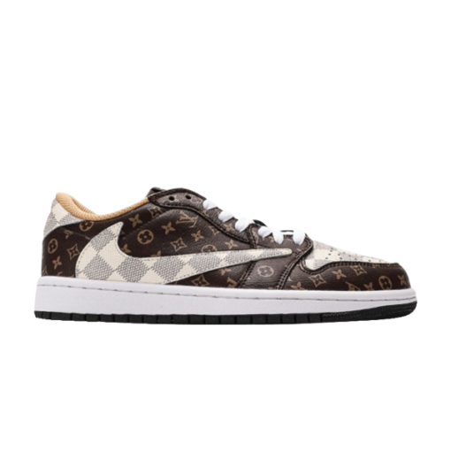 Custom Travis Scott x Jordan 1 Low 'L V' KB