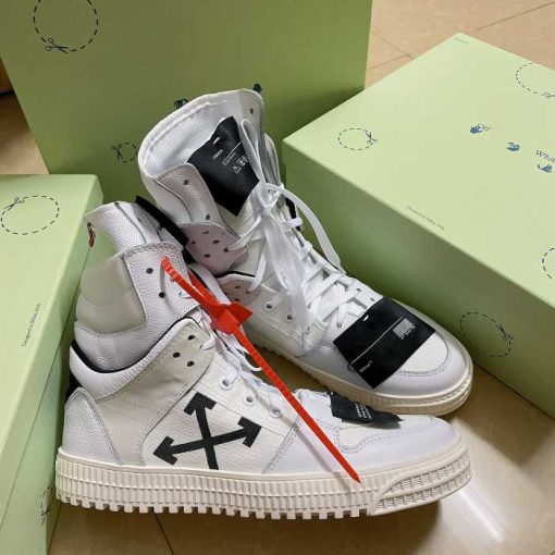 OFF-WHITE HIGH TOP  SNEAKER