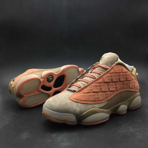CLOT x Air Jordan 13 Low Sepia Stone/Canteen-Terra Blush AT3102-200