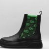 GUCC Women's boot with GG jersey