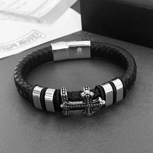 Chrome He@rts Bracelet