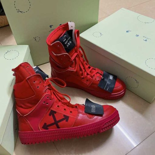 OFF-WHITE HIGH TOP  SNEAKER