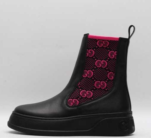 GUCC Women's boot with GG jersey 718718 AAA8L 1066