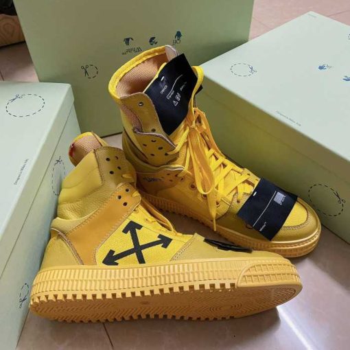 OFF-WHITE HIGH TOP  SNEAKER